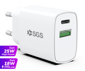Caricatore da casa - USB-C PD GAN 25w White