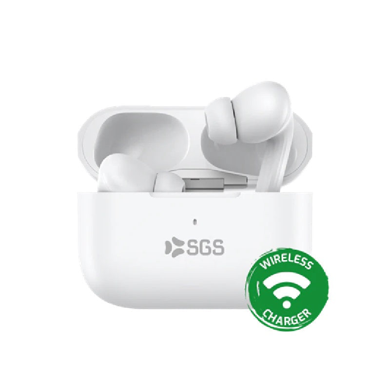 SGS AIR S5 Auricolari Wireless TWS Con Tecnologia ANC e Ricarica Wireless